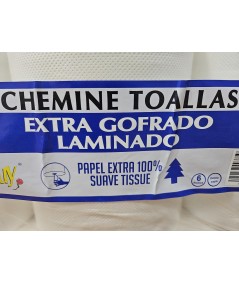 BOBINAS CHEMINÉ TOALLA TISSUE 2 CAPAS