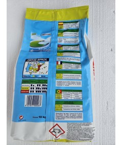 Detergente Volvoreta en Polvo 10kg con Oxígeno Activo