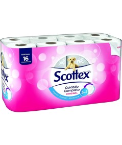 Papel higiénico Scottex 16 Rollos 2 Capas