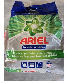 Detergente Ariel Polvo Formula Profesional 110 Lavados